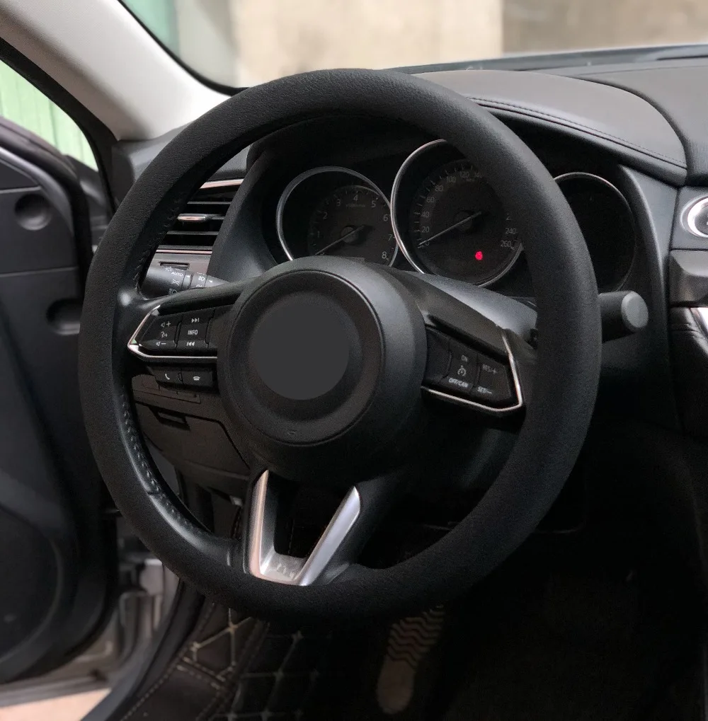 Автомобильный силиконовый чехол на руль для Mitsubishi GT-PHEV XR-PHEV Delica Xpander L200 Mirage Samurai EX FORTIS