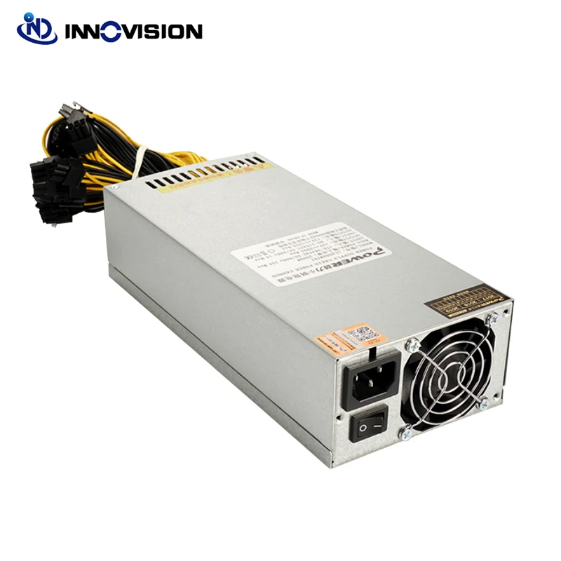Высокоэффективный блок питания 2500 Вт 2400 высокомощный для gpu сервера кабель 10x6