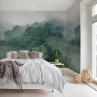 misty forest wallpaper mural photowall 3d papel de pared pw20041015062