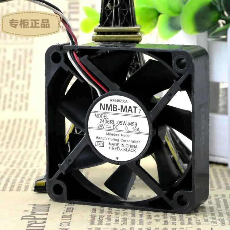 

Новый подлинный для NMB 6015 24V 0.15A 2406RL-05W-M59 инверторный охлаждающий вентилятор