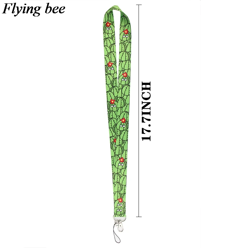 Брелок Flyingbee с забавным КАКТУСОМ милый мультяшный шнурок для телефона модный