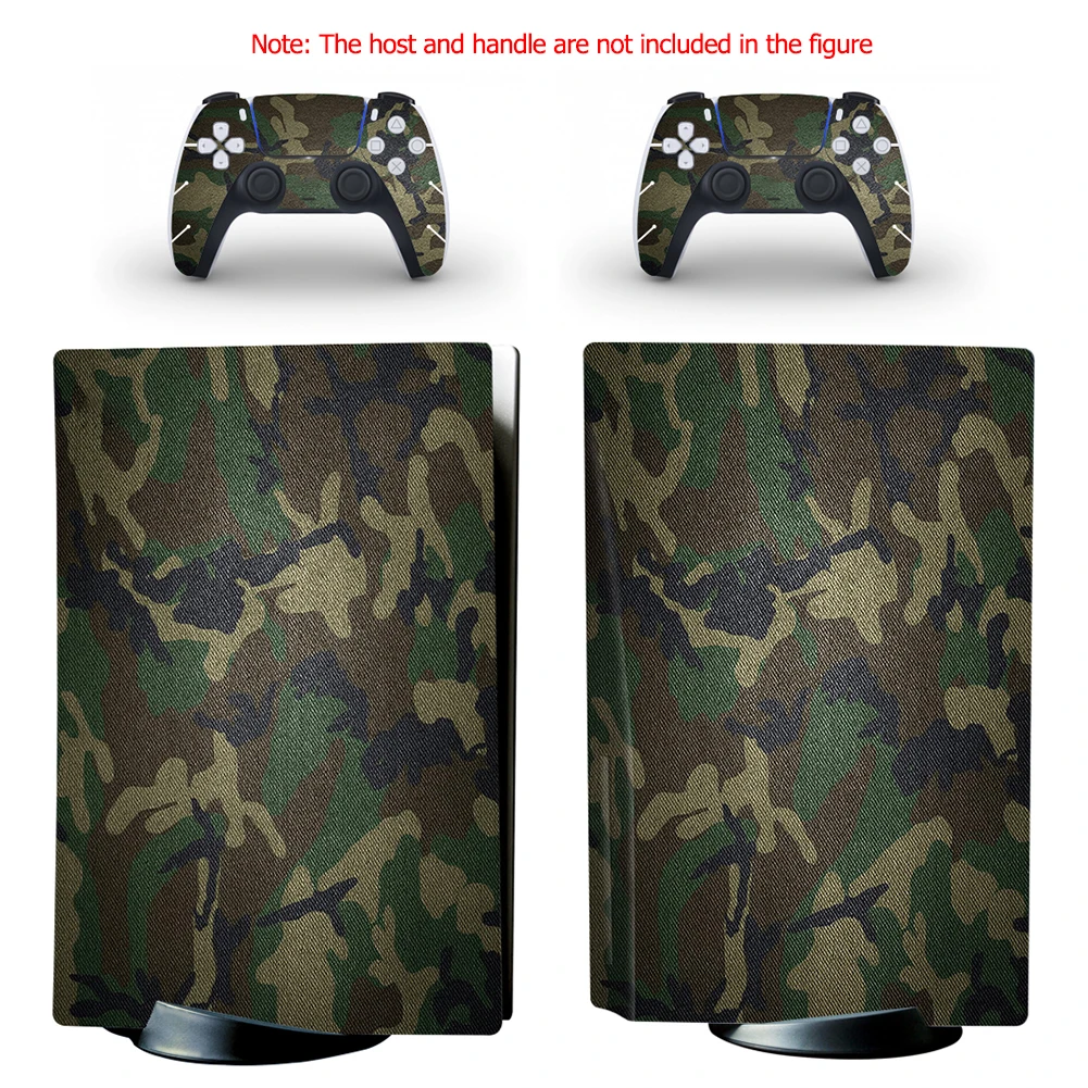 

For PS5 Disk Edition Skin Sticker Decal Cover for PlayStation 5 Console and 2 Controllers PS5 Disk Carbon Fiber Skin Sticker