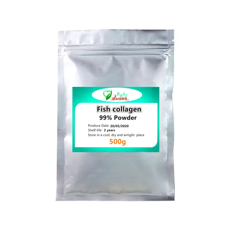 

50g-1000g High Quality Pure Fish Collagen Powder,Collagen Peptide Powder.Keep Skin Healthy and Shiny, Antisenescence,Food Grade
