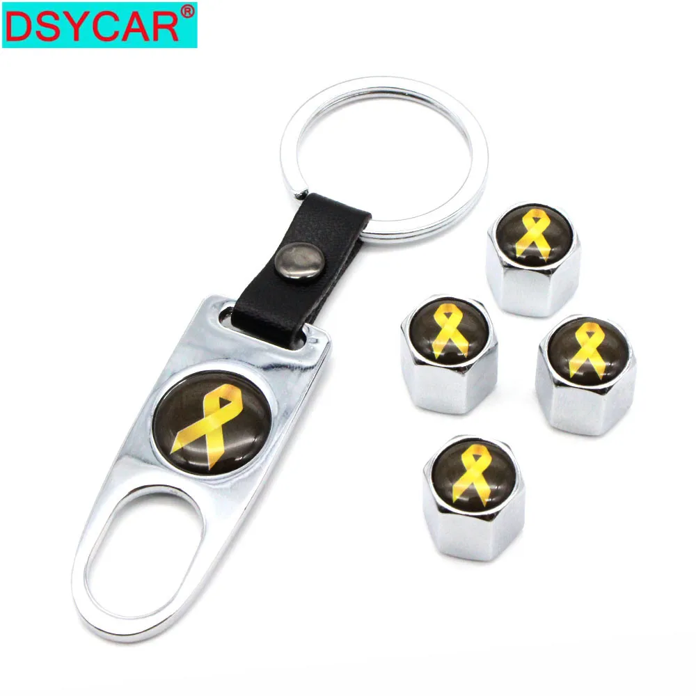 DSYCAR 1 комплект цинковый сплав Противокражные колпачки для автомобильных колес