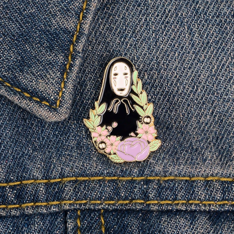 

Japanese Anime Enamel Pin Japanese Man Cartoon Brooches Denim Shirt Lapel Pins Badge Jewelry Gifts