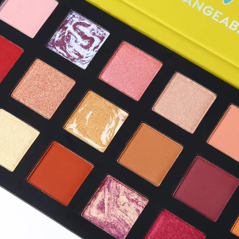 

18 Colors UCANBE Eyeshadow Palette Matte Shimmer Eye Shadow Metallic Pigment Nude Makeup Marble Cream Berry Pearls