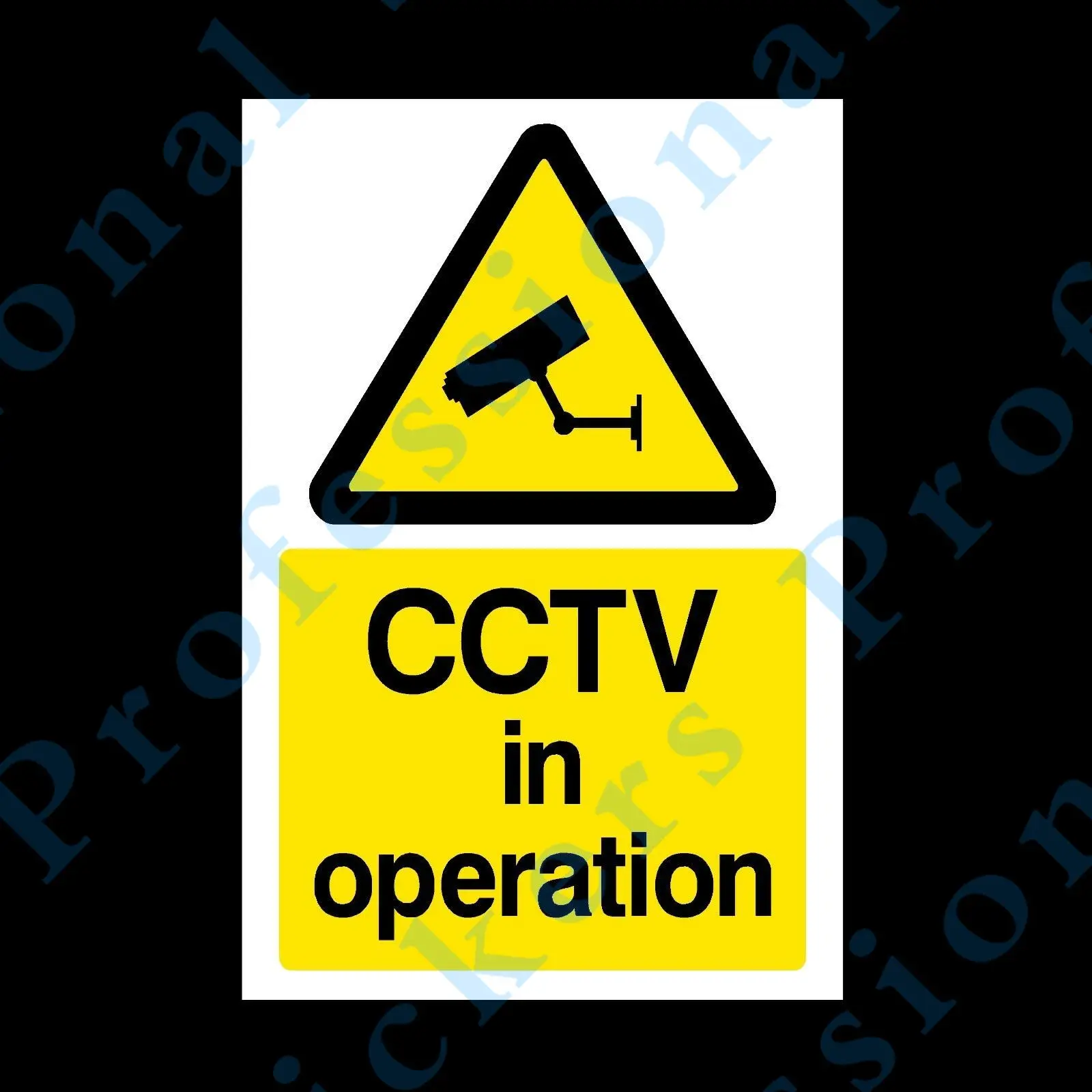 

x5 CCTV in Operation Stickers 150x210mm A5 (MISC11) Waterproof Vinyl stickers for car Motos
