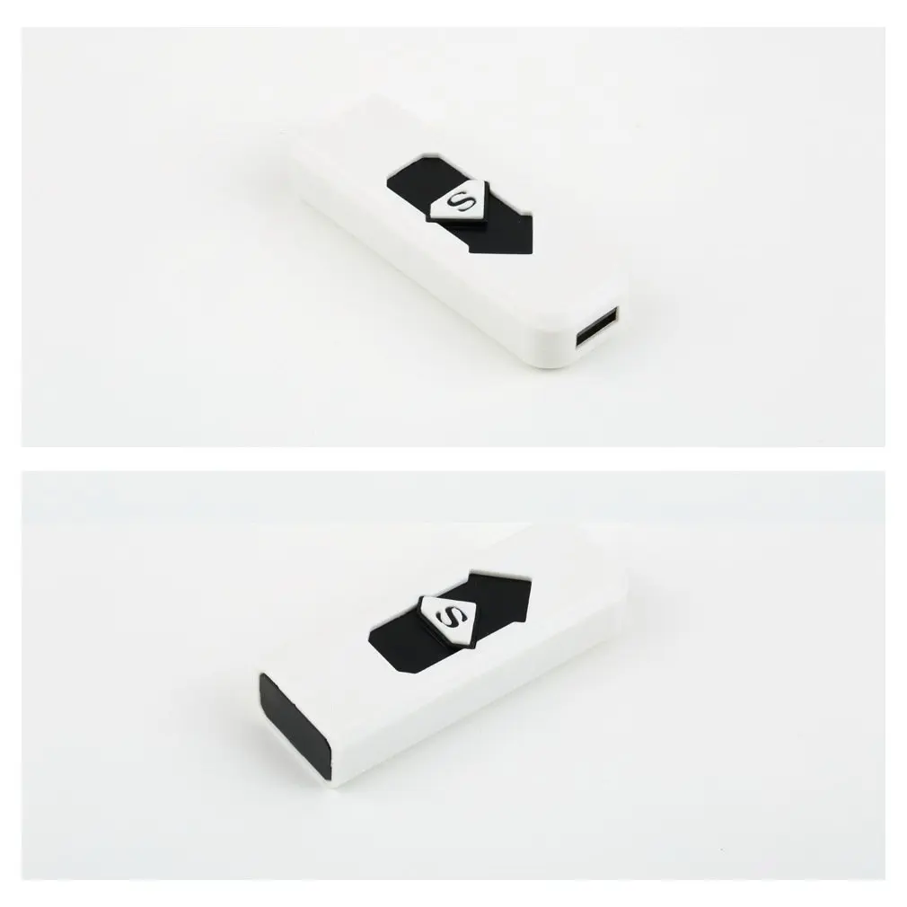 Электронная usb зажигалка ветрозащитная ультратонкая без газа USB перезаряжаемая