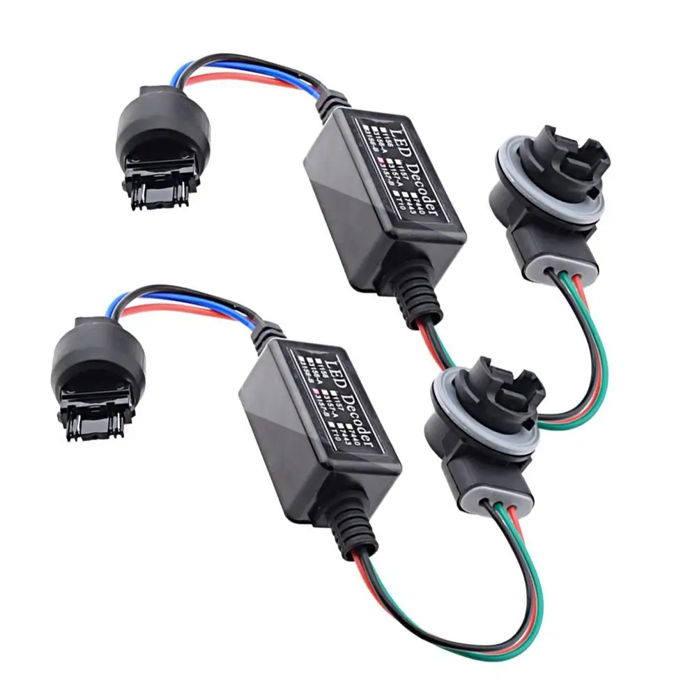 2 шт. декодер резистора нагрузки лампы для светодиодного поворотного сигнала 3157/