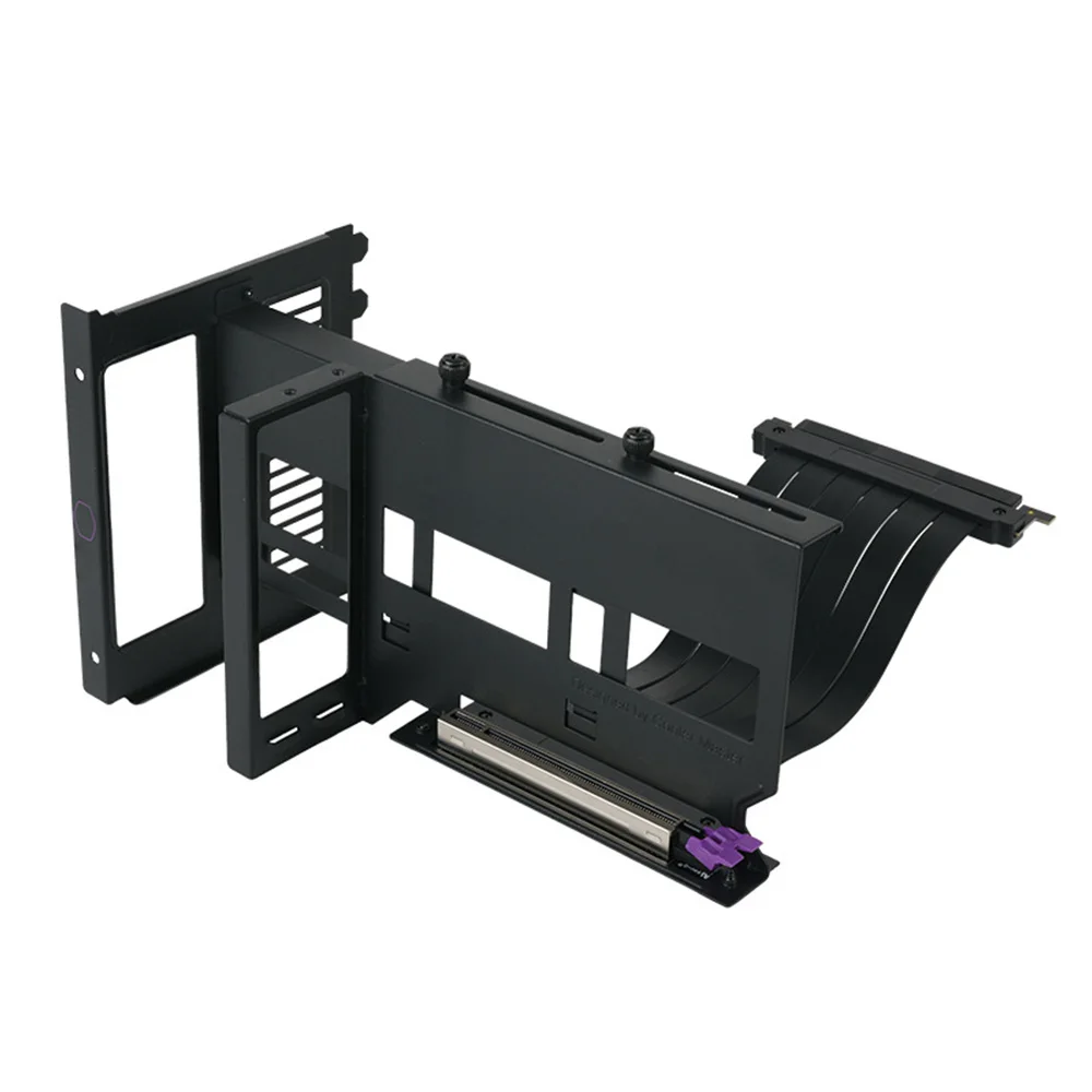 

Graphics Card Bracket Set Vertical Graphics Card Holder Kit 165mm PCI-E3.0 X16 Extension Cable for ATX PC Case