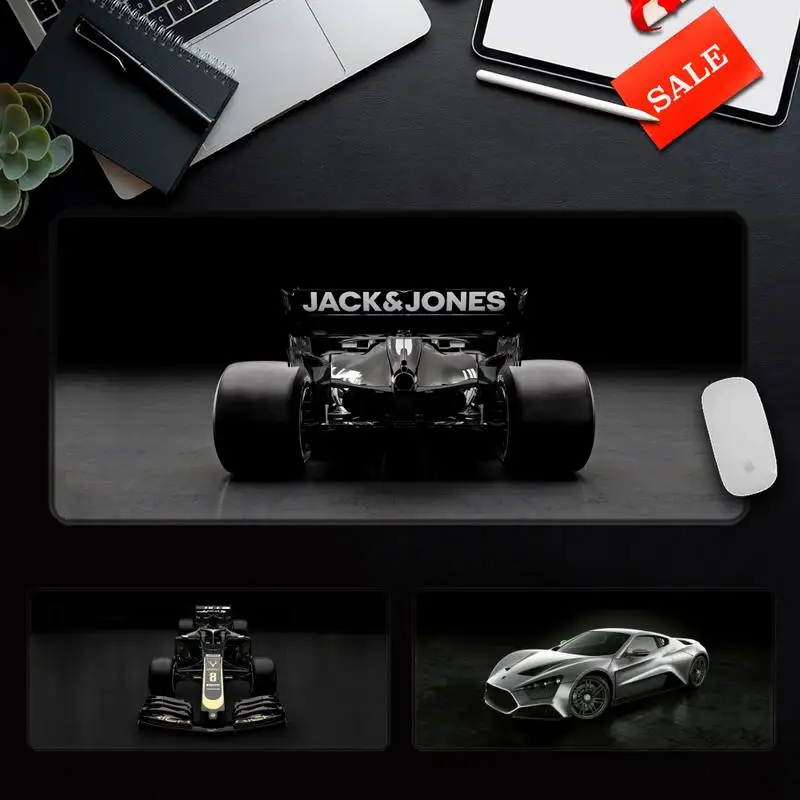 

Computer Laptop Anime Mouse Mat Computer Gaming Mousepad Anti-slip McLaren Haas VF-19 with Locking Edge Gaming Mouse Mat