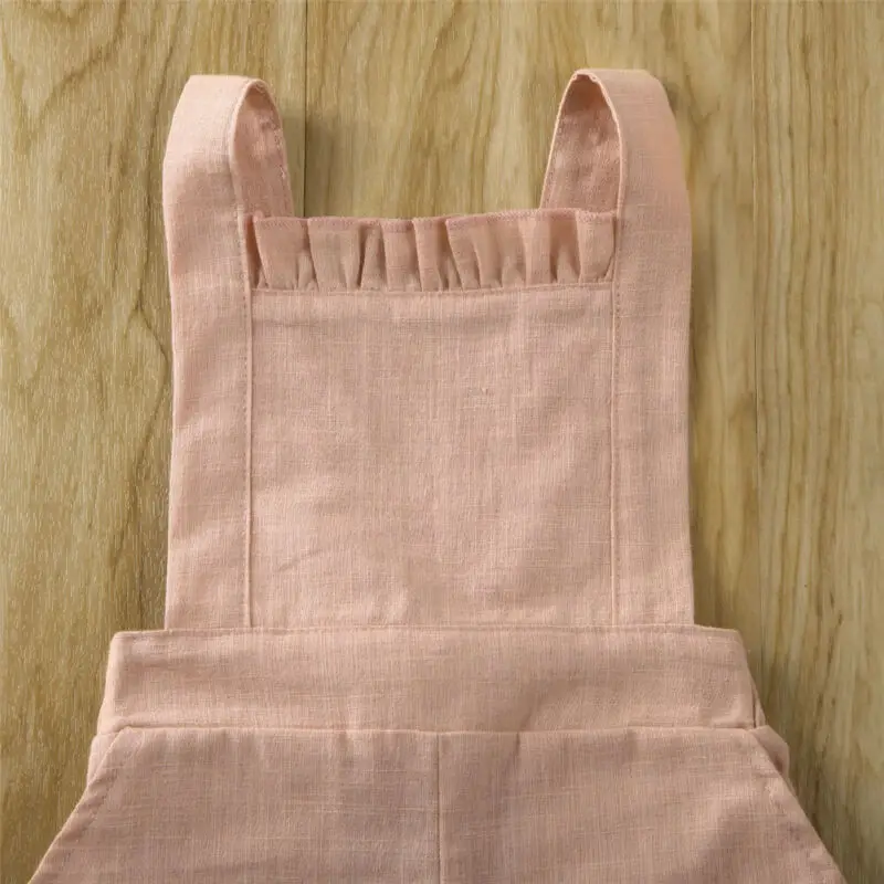 

AU Baby Toddler Girls Kids Romper Summer Casual Sleeveless One-pieces Jumpsuit