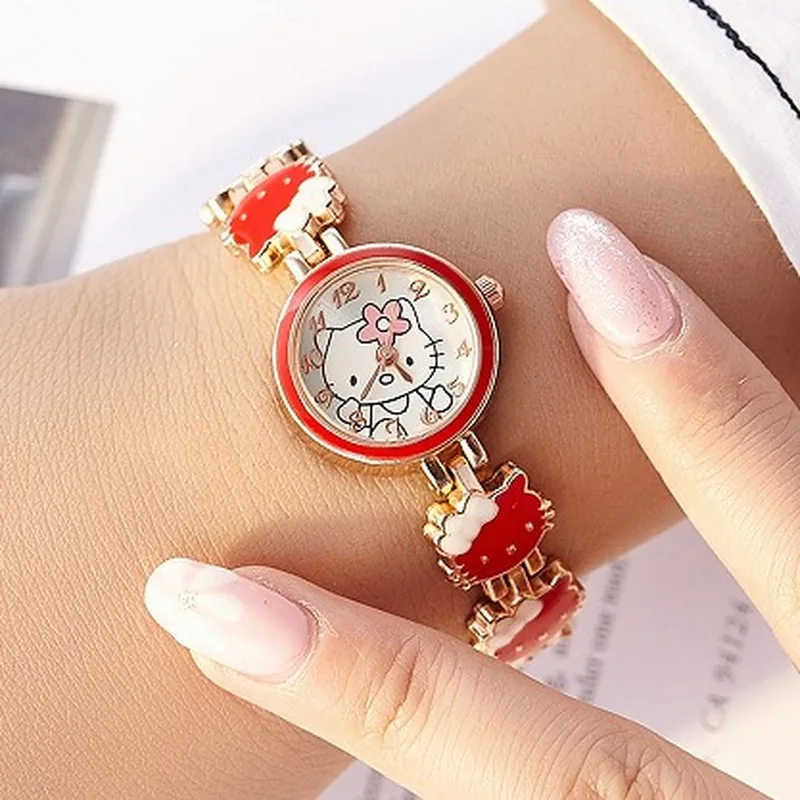 Новинка 2019 детские часы reloj для девочек с милым мультяшным браслетом