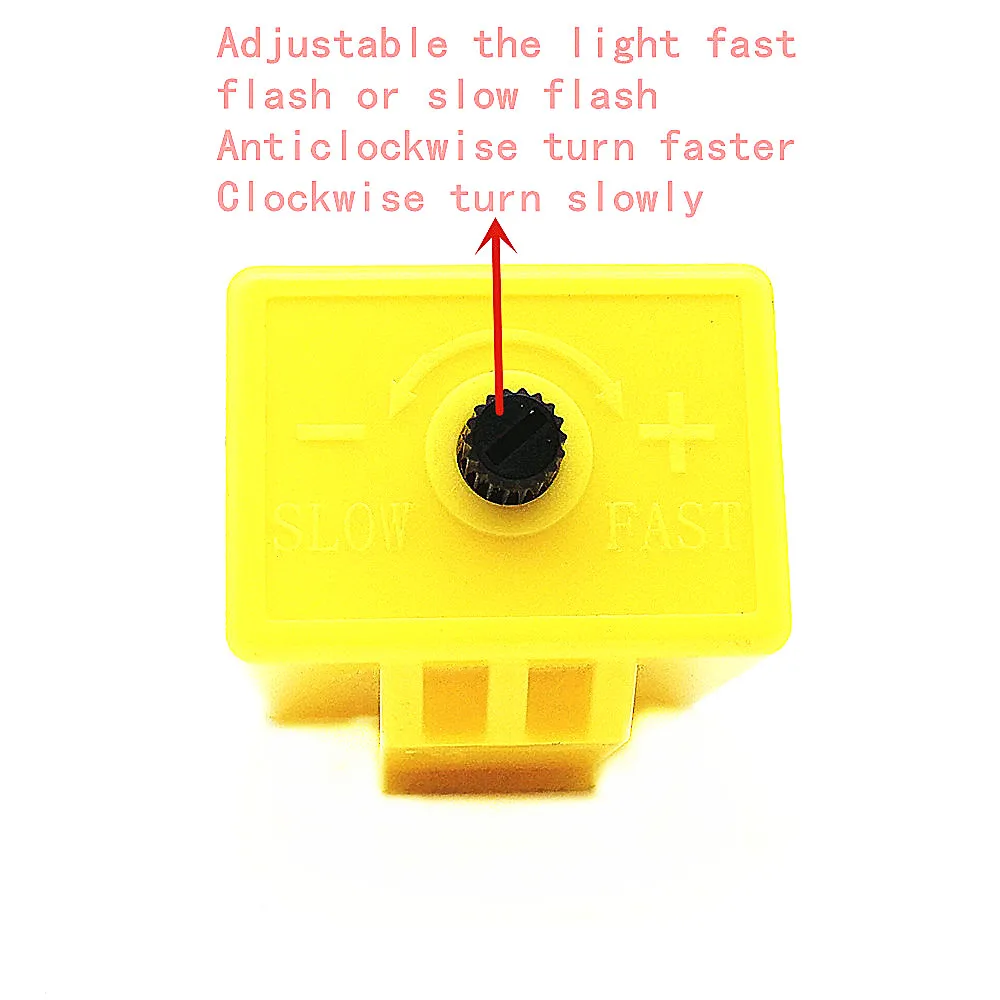 Фирменная Новинка 12V 2 контактный Регулируемая частота Светодиодный