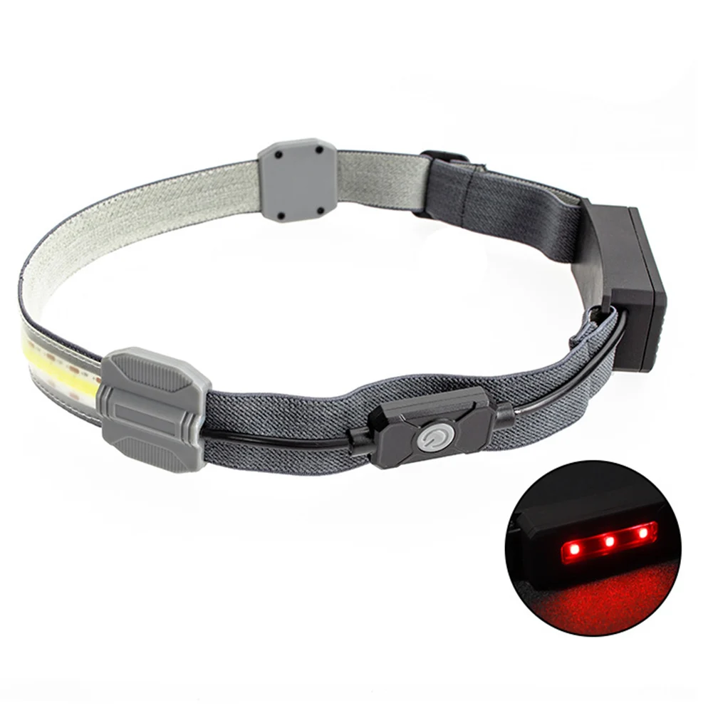 Налобный фонарь со встроенным аккумулятором широкоугольный Портативный