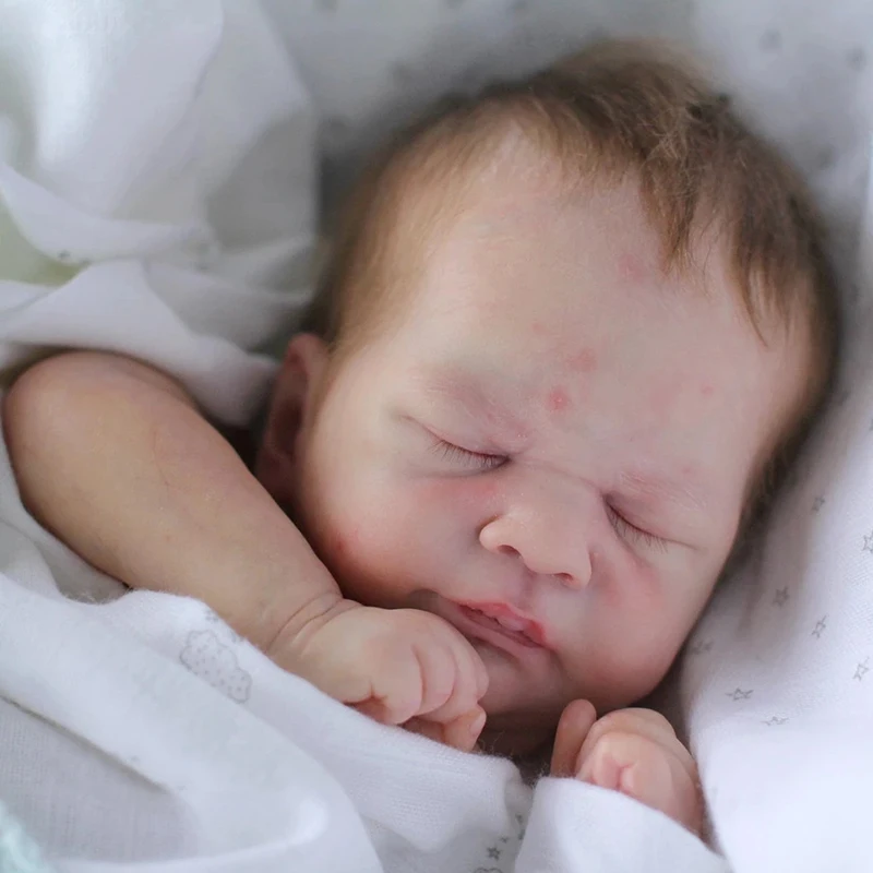

17inch Reborn Doll Kit Kovu Premie Size Sleeping Baby Unifinished Blank DIY Doll Parts