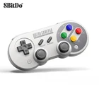 Игровой контроллер 8Bitdo SN30 Pro, 2 шт.лот, контроллер геймпада для Nintendo switch, MacOS, Android, беспроводной Bluetooth игровой контроллер, джойстик для переключателя