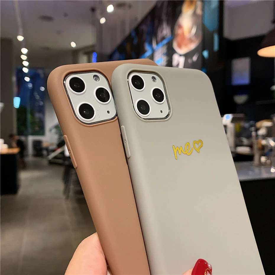 

Qianliyao Electroplate Heart Vintage Cute Phone Cases For iPhone 12 11 Pro Max X XR XS Max 7 8 Plus 6 6s Cases Soft Back Cover