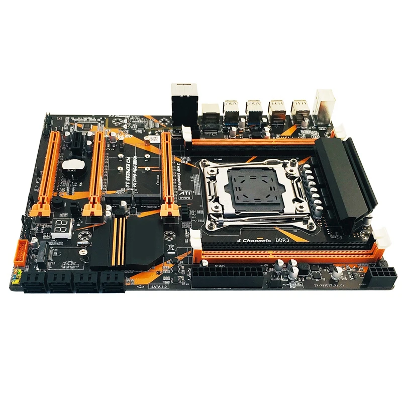 Verkauf X99 Motherboard DDR3 LGA2011-3 M.2 Unterstützung 4X32G USB 3,0 SATA 3,0 Für Xeon V3 Und I7 Serie
