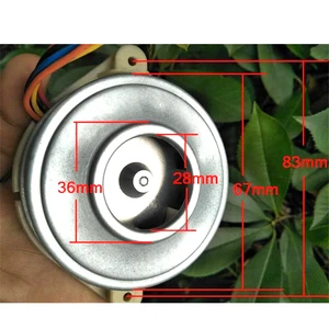 Высокоскоростной бесщеточный вентилятор i5young, 23900 обмин, 2 А, В постоянного тока, воздуходувка со встроенным драйвером, двигатель для пылесоса