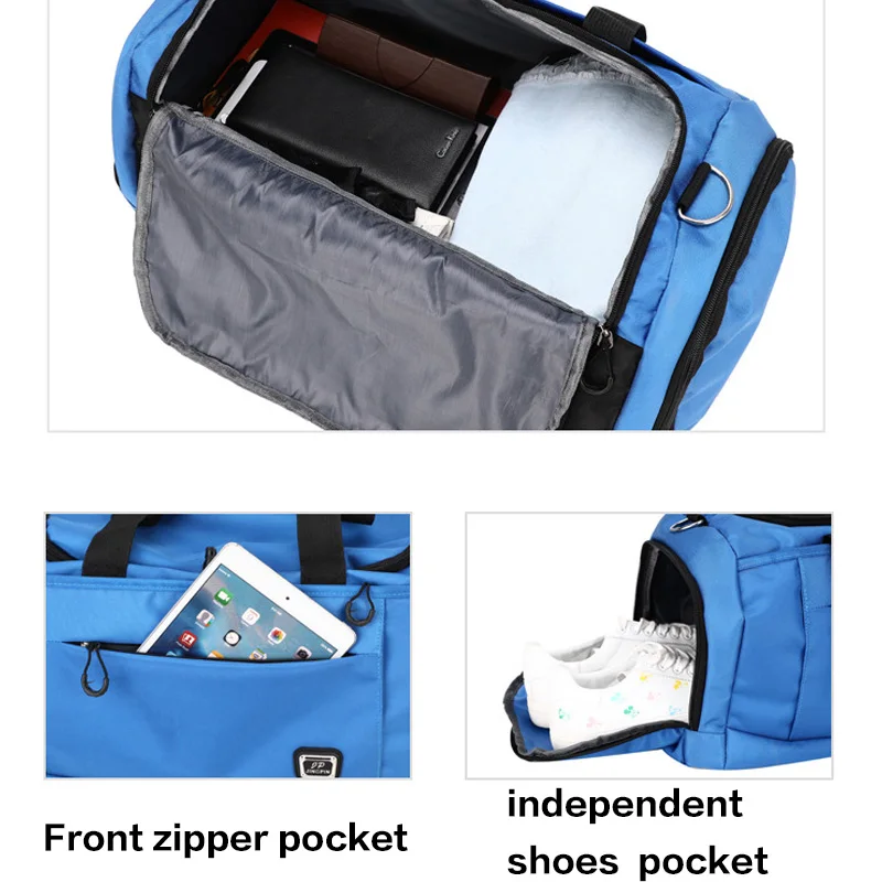 Men Gym Bag For Fitness Training Outdoor Travel Sport Multifunction Bags Handbag Shoulder Women Daily X646D | Спорт и развлечения