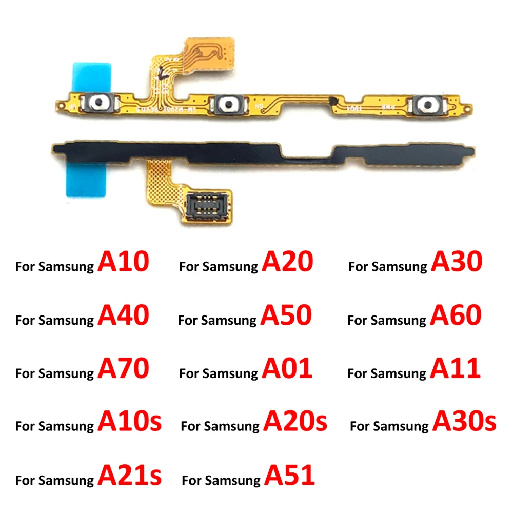Кнопка включения и выключения громкости для Samsung A10 A20 A30 A40 A50 A70 A01 A11 A10s A20s A21s A30s A51 A21