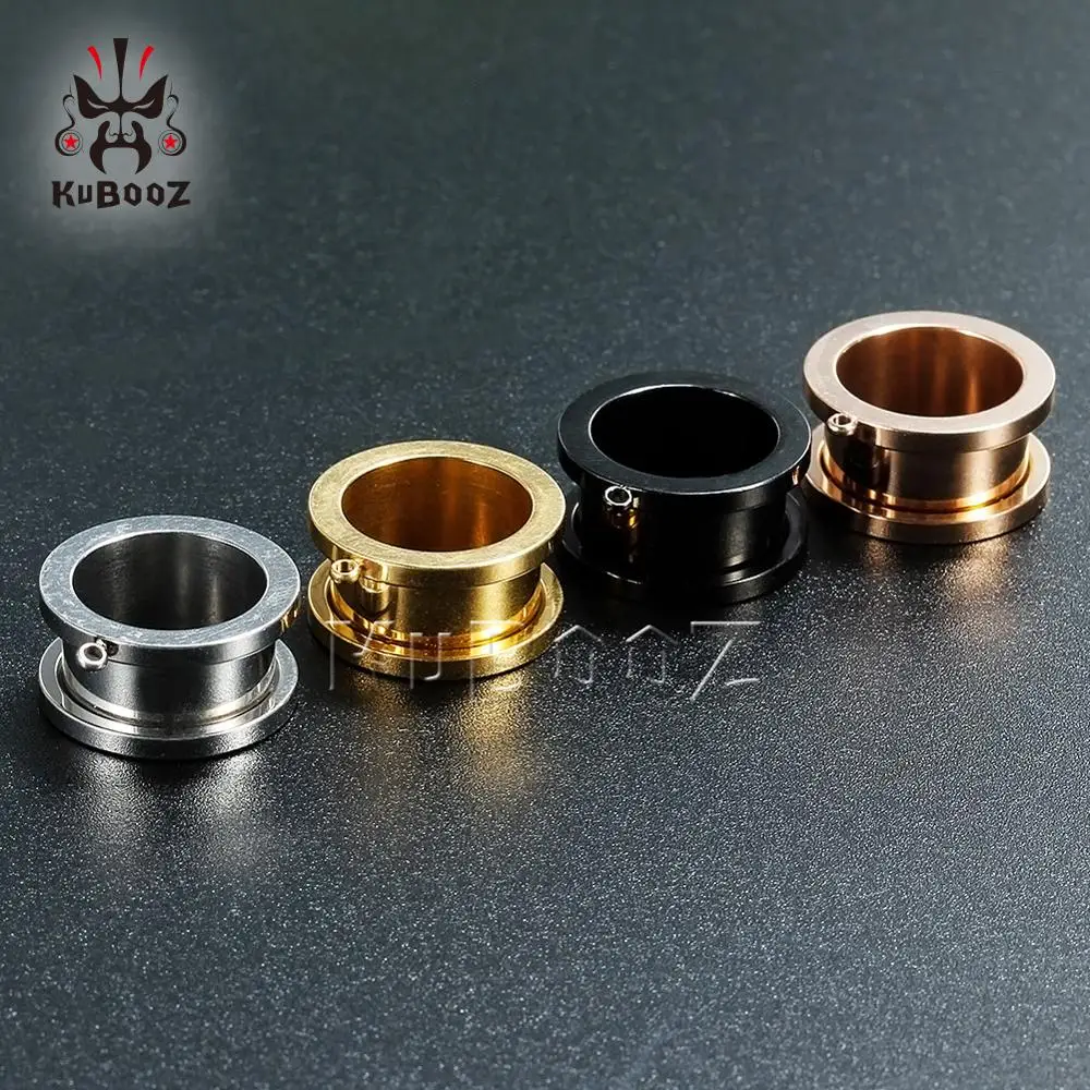 Kubooz Новая Мода пирсинг в уши, туннели расширители для ушей хирургические Stianless стальные классические gugues Muiti Coloer
