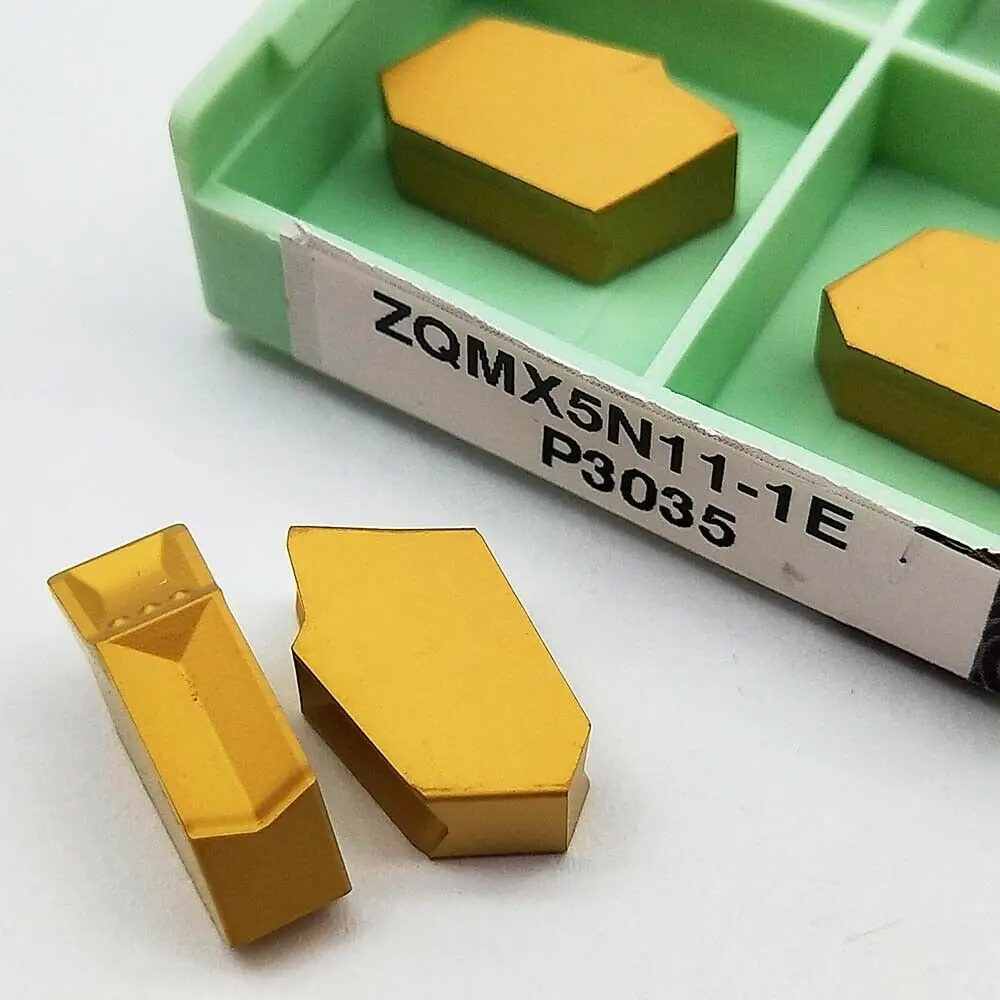 

10pcs CNC Carbide Inserts ZQMX5N11-1E P3035 SP500 Cutting Blade Lathe Turning Tools