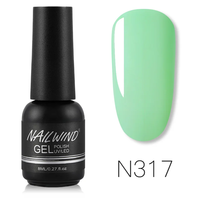 NAILWIND Гибридный лак набор все для маникюра Полупостоянный гель uv Vernis светодиодный гель лак впитывающийся художественный Гель-лак для ногтей - Цвет: RE11-N317