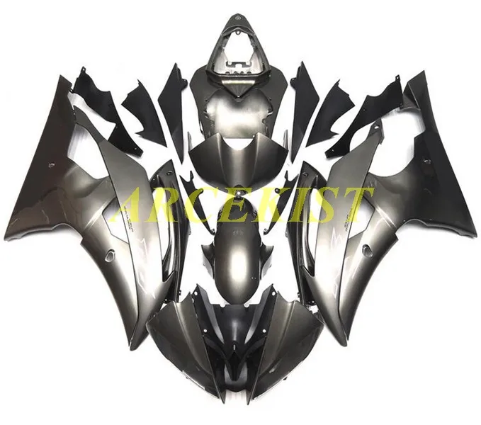 

НОВЫЕ комплекты обтекателей из АБС-пластика, подходят для Yamaha YZF-R6 R6 08 2008 2009 2010 2011 2012 2013 2014 2015 2016, комплект кузова серого цвета