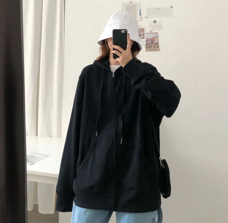

Women Spring Crop Top Causal Short Hooded Jacket