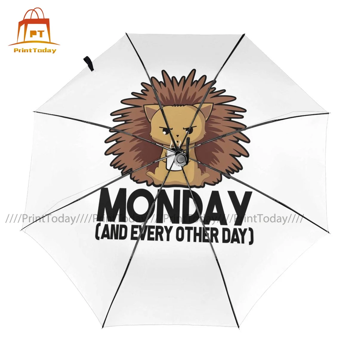 

Hedgehog Umbrella Windproof Automatic Umbrella Cute Art Compact Sun Umbrella