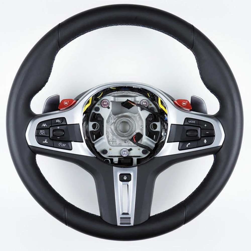 

Carbon Fiber Style Car Interior Steering Wheel Decoration Cover Trim Mouldings For BMW 3/5/7 Series X3 G38 G12 G08 M5 F90