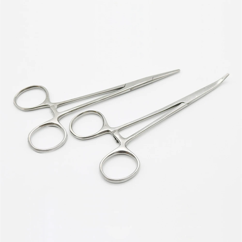 

1PCS Locking Forceps Plucking Forceps Stainless Steel Hemostatic Forceps With Cotton Ball Forceps Surgical Forceps Sewing Tools