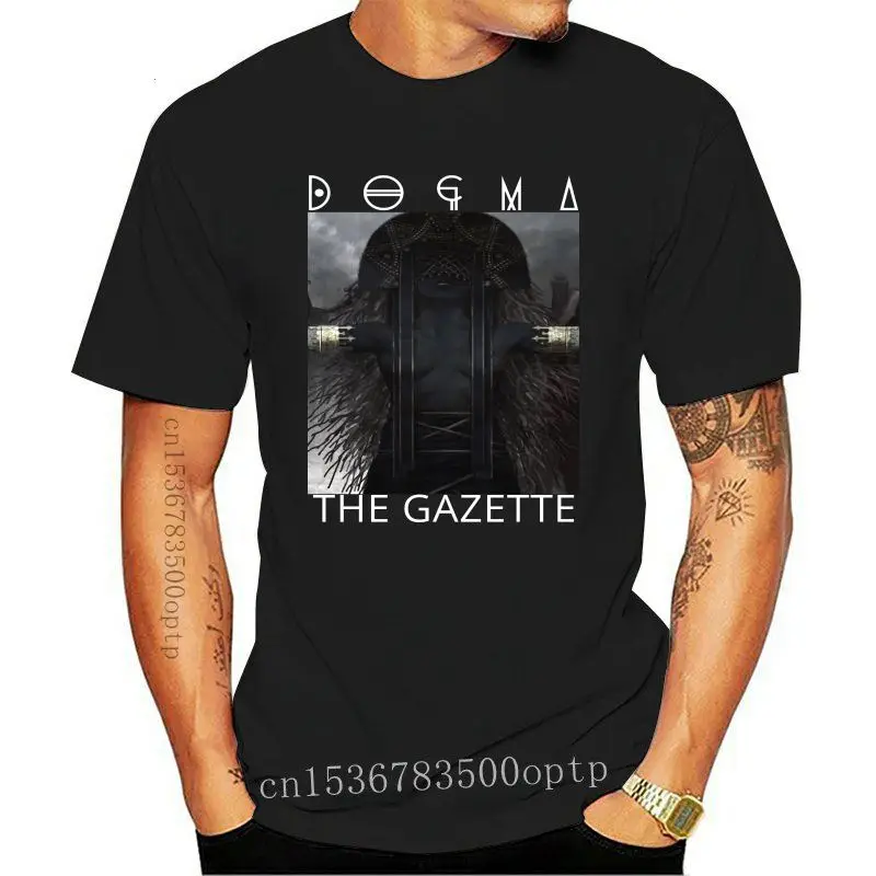 

Новая популярная мужская Черная футболка Dogma The Gazette Design Music Tour