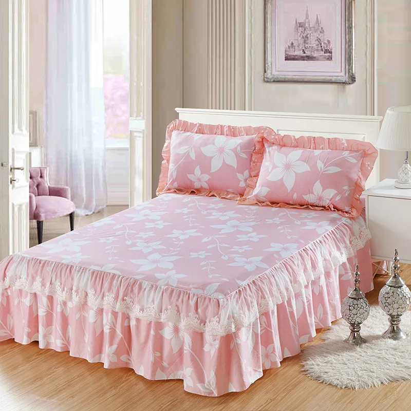 colour 10 Dreampatar Health, хлопок, 1 шт., двойной удобный чехол для кровати, кружевной высококачественный чехол для кровати с такой же наволочкой, BY234B - Цвет: colour 10