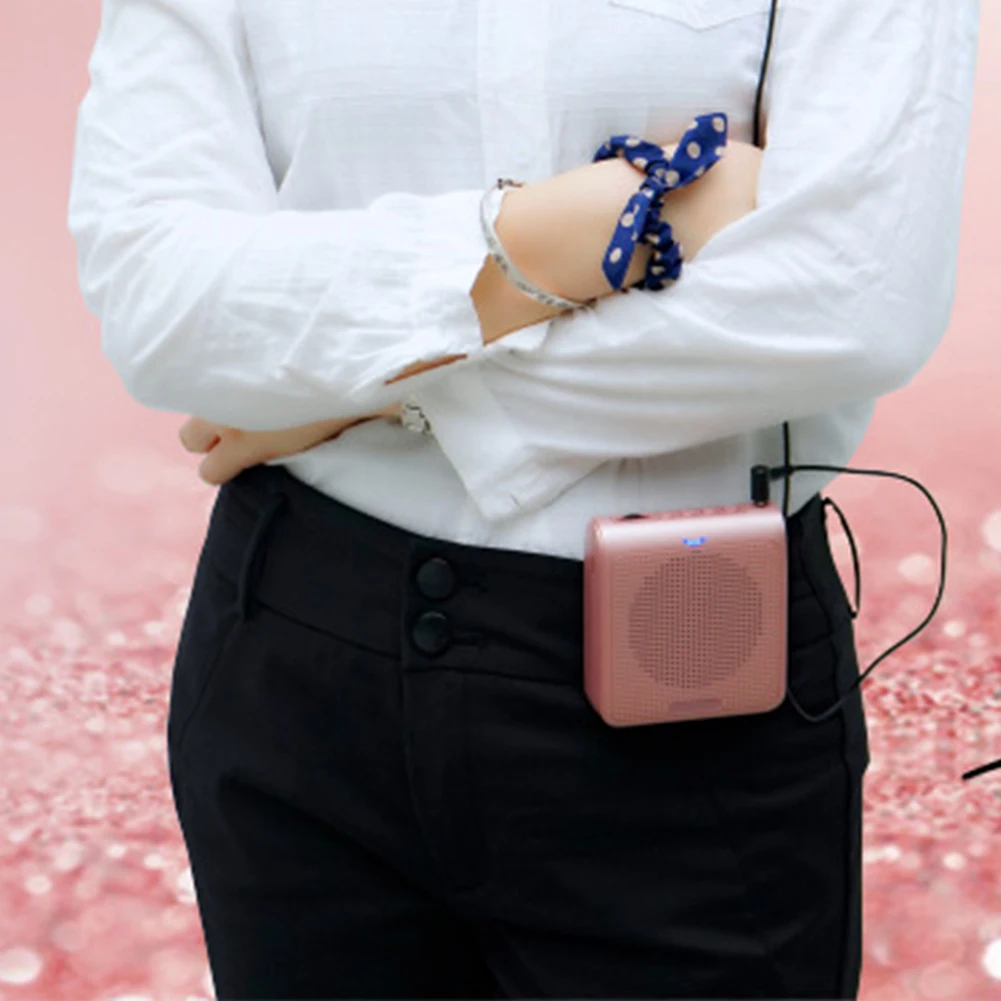 Латунный с поясным ремнем usb зарядный микрофон голосовой усилитель портативный