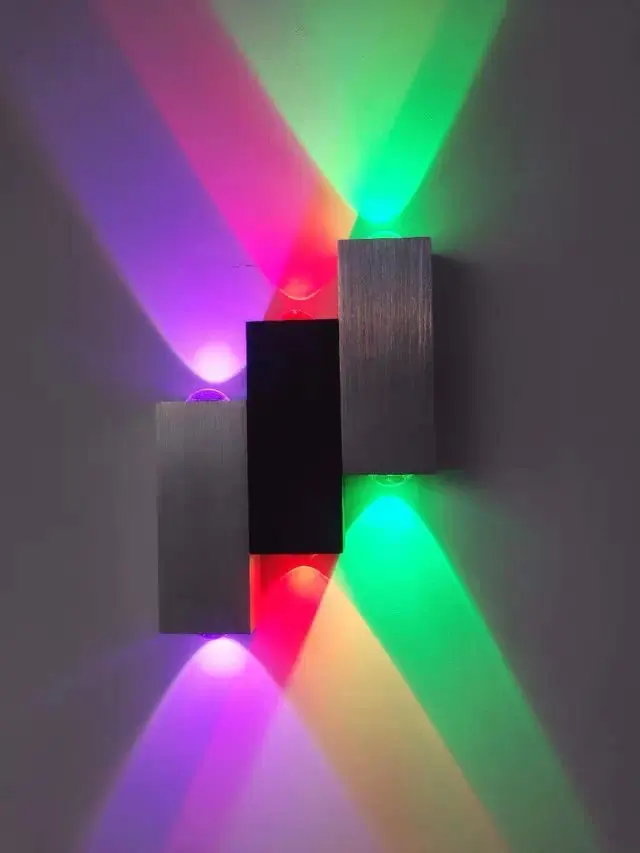 

2018 New Arrival Ce Luces Led New Design Lights 6*1w Spot 1pcs/lot Led Wall Lamp Light With High Lumen Lights,free Shipping