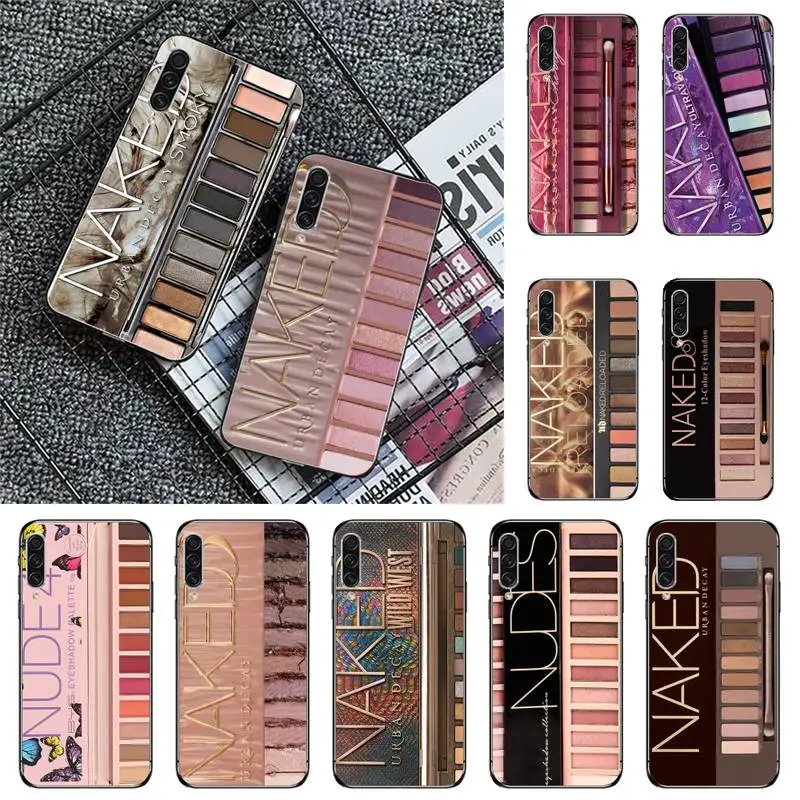 

Makeup Eyeshadow Palette Phone Case For Samsung galaxy A S note 10 7 8 9 20 30 31 40 50 51 70 71 21 s ultra plus