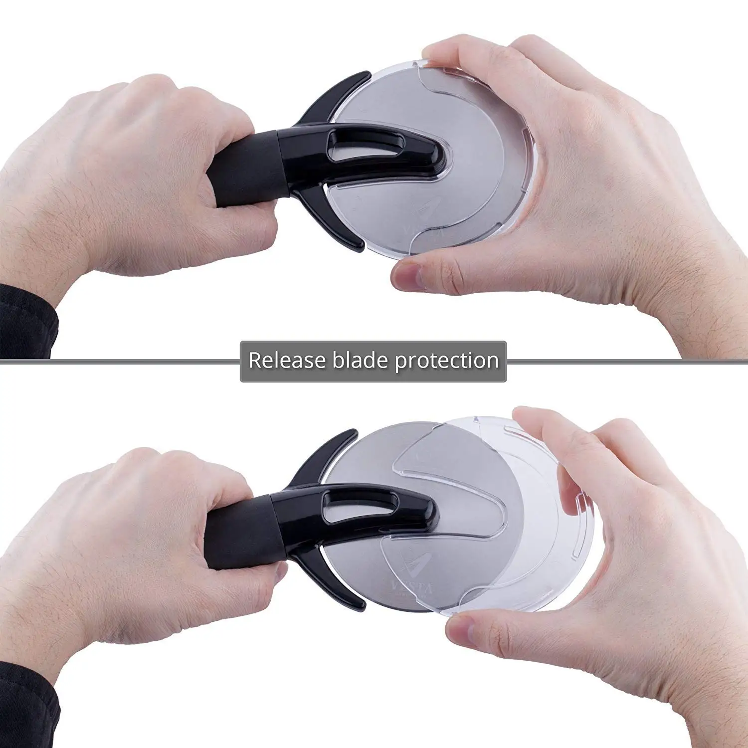 Круглый нож для пиццы из нержавеющей стали инструменты торта роликовый резки