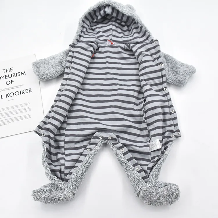 Детский флисовый комбинезон двухслойный с подкладкой из кораллового флиса для