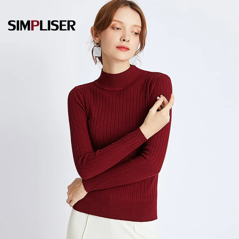 11 цветов одноцветные базовые вязаные свитера для женщин 2019 осень зима длинный