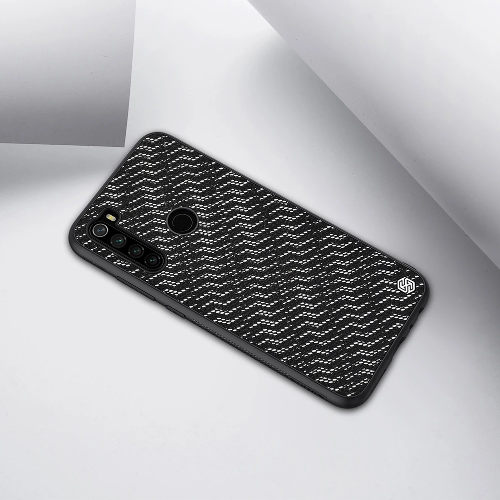 Для Xiaomi Redmi Note 8 Pro NILLKIN Twinkle чехол Роскошный гибкий ТПУ PC задняя крышка полиэфирная сетка светоотражающий чехол для телефона Fundas