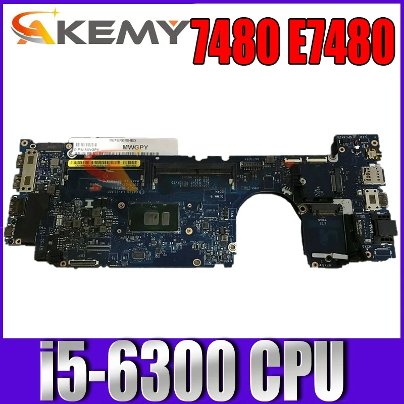100% рабочая материнская плата dell latitude 7480 E7480 0MP2YX CN-0MP2YX CAZ20 | Компьютеры и офис