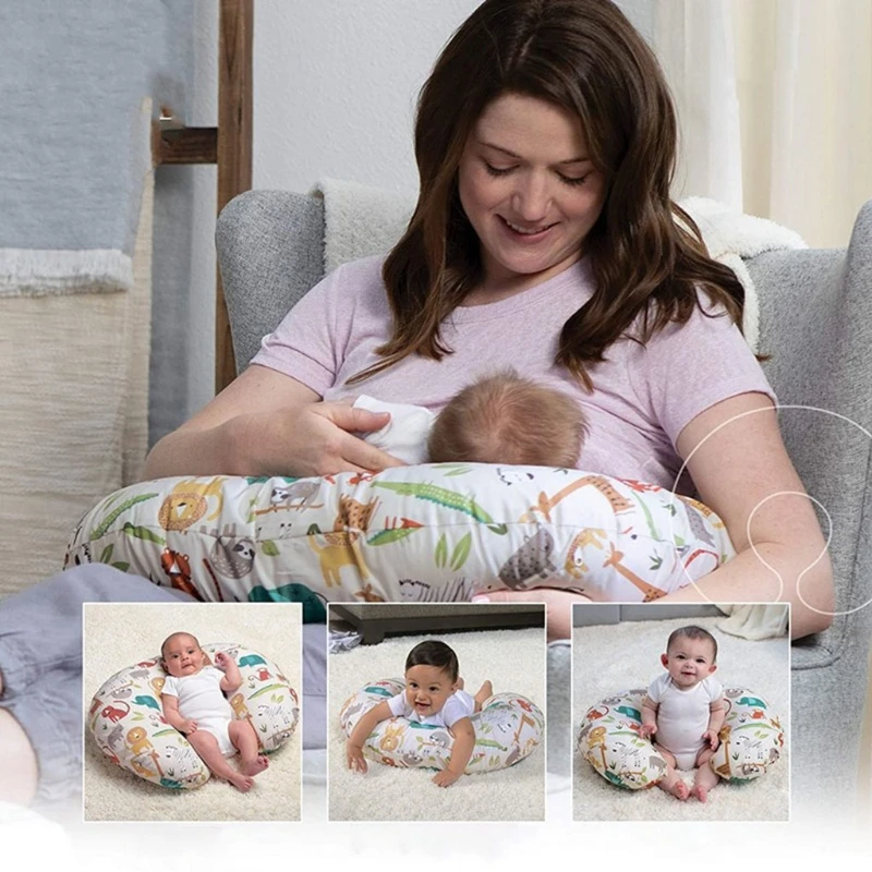 cooling mattress topper 2 Pcs/set Cute Baby U-shaped Breastfeeding Pillowcase Multi-function Pillows Detachable Simple Pillow Cover H3CD linen sheets