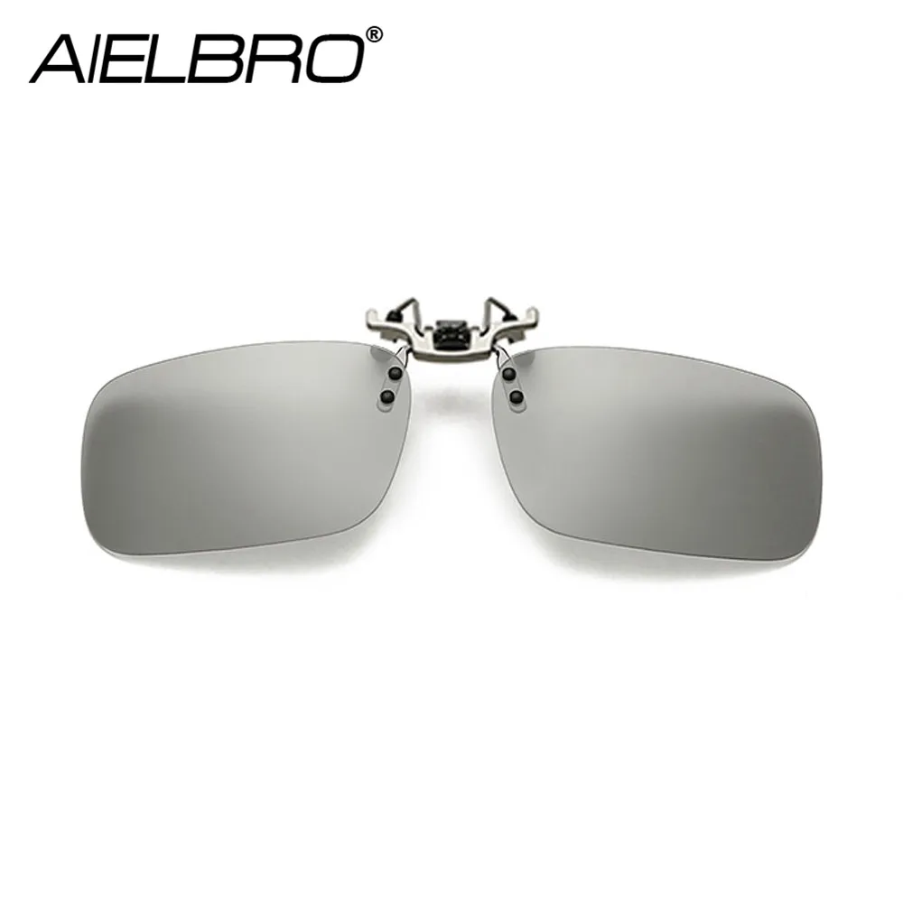 Очки солнцезащитные мужские фотохромные поляризационные очки с зажимом для