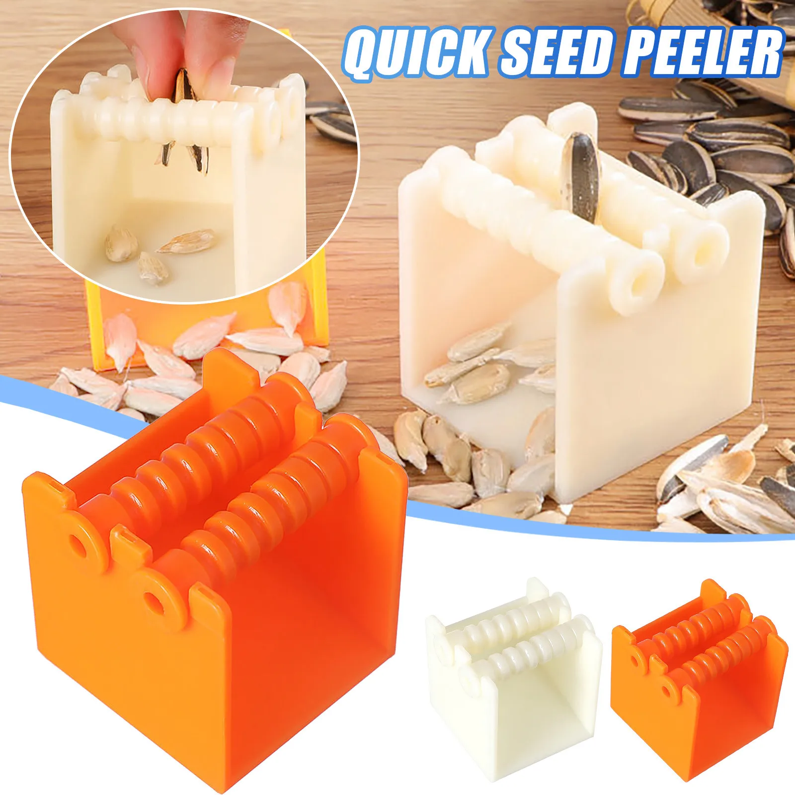 

Melon Seed Shelling Lazy Artifact 4.6*4.5*4.8cm Sunflower Seed Peeler Machine Automatic Opener Nutcracker House Kitchen Gadget