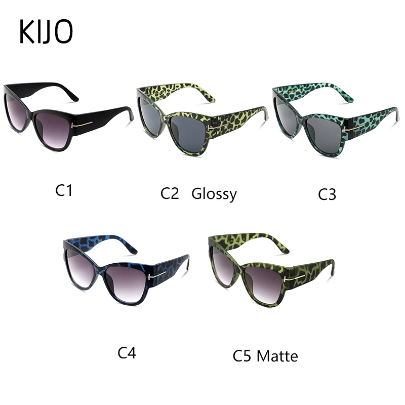 

2019 New Tom Fashion Brand Designer Cat Eye Women Sunglasses Female Gradient Points Sun Glasses Big Oculos feminino de sol