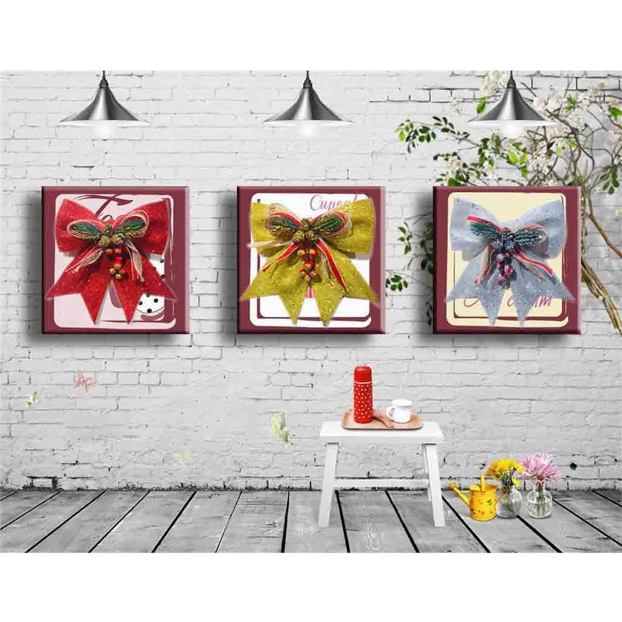 Новый 17X18 см DIY жемчужный хлопковый Рождественский бант 1 шт. очаровательное