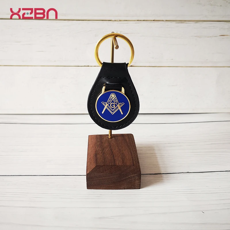 Брелок для ключей от Masonic брелок автомобиля Мужская подвеска кожаное модное